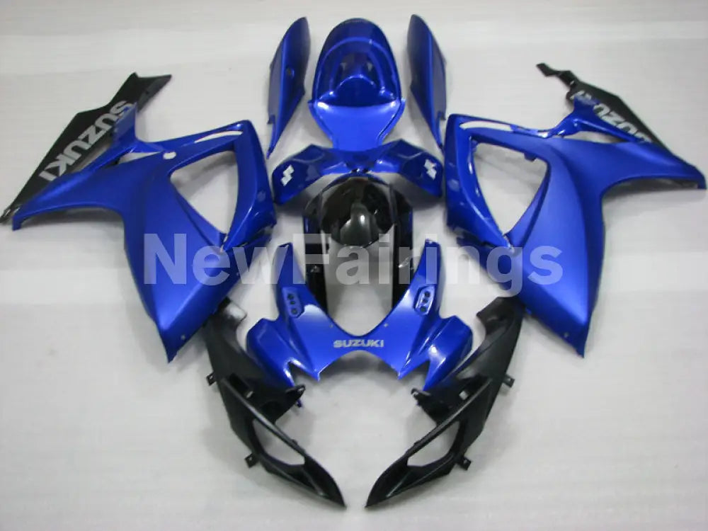 Matte Blue and Black Factory Style - GSX-R750 06-07 Fairing