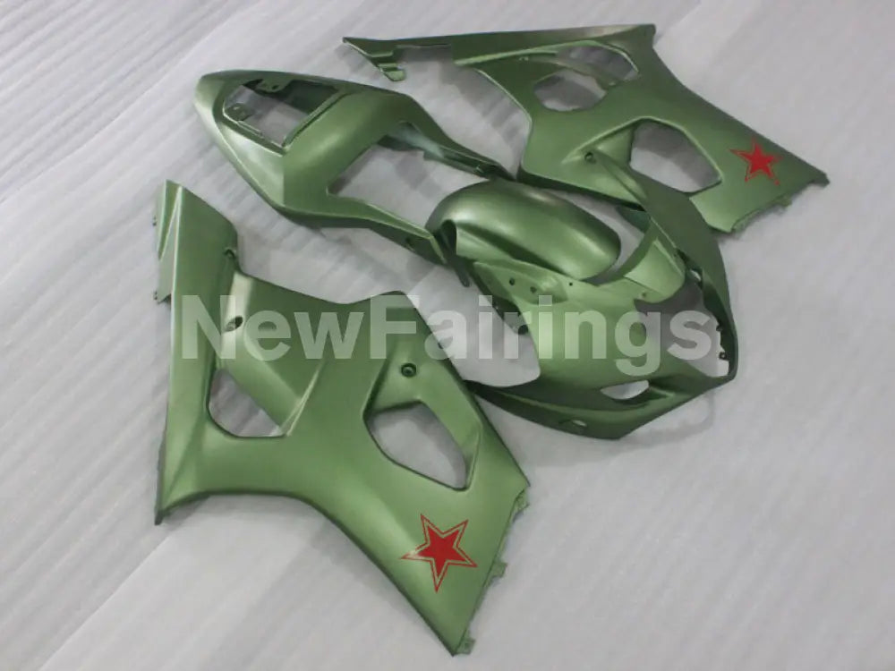 Matte Green Factory Style - GSX - R1000 03 - 04 Fairing Kit