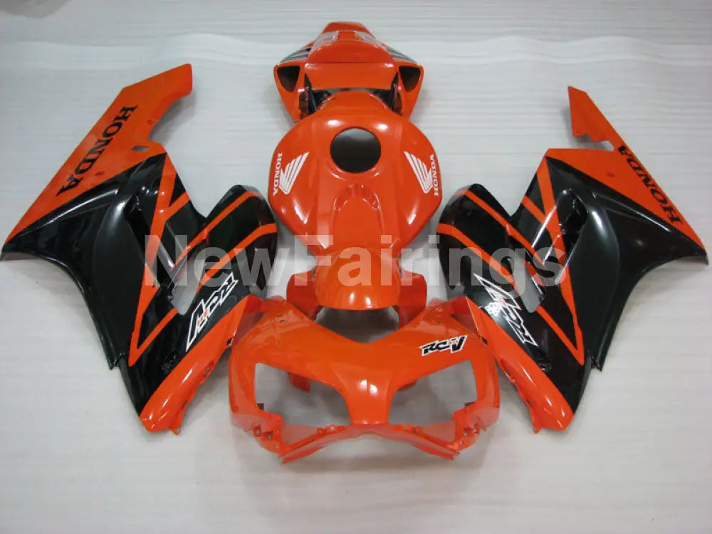 Orange and Black Factory Style - CBR1000RR 04-05 Fairing Kit