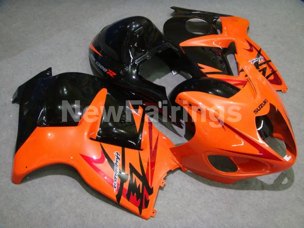 Complete Fairing Kit With Tank Cover & Seat Cowl For Suzuki Hayabusa GSX1300R (1999-2007) – Green & White, 21pcs