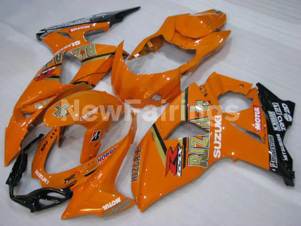 Orange and Black Rizla - GSX - R1000 09 - 16 Fairing Kit