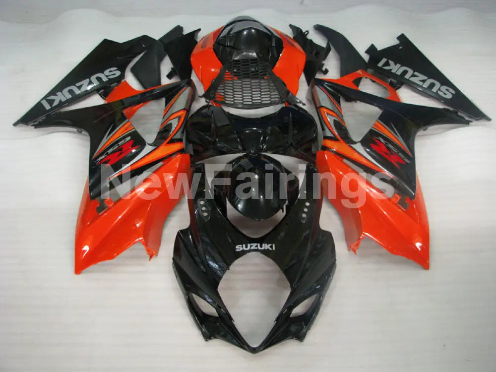 Orange and Black Silver Factory Style - GSX - R1000 07 - 08
