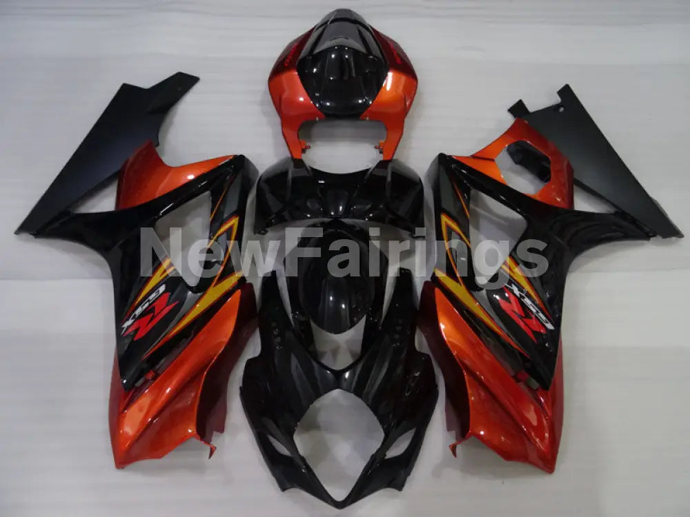 Orange and Black Yellow Factory Style - GSX - R1000 07 - 08