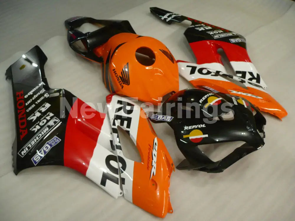 Orange and Red Black Repsol - CBR1000RR 04-05 Fairing Kit -