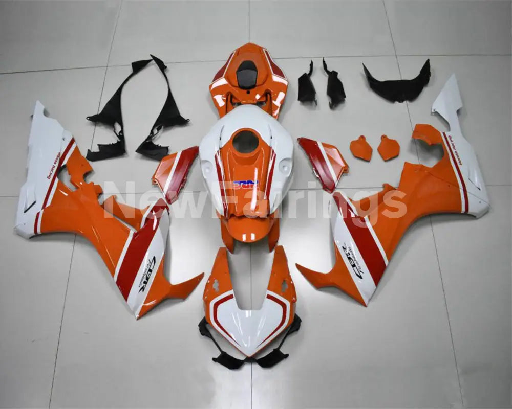 Orange and White Red Factory Style - CBR1000RR 17-23 Fairing