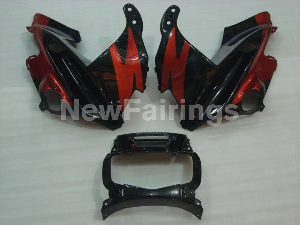 Orange and Black Factory Style - CBR600 F2 91-94 Fairing Kit