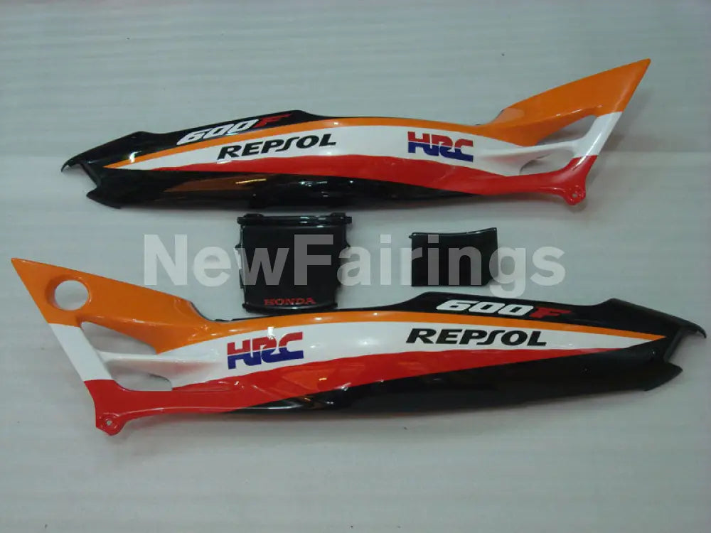 Orange Red and Black Repsol - CBR600 F2 91-94 Fairing Kit -