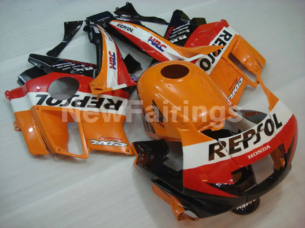 Orange Red Black Repsol - CBR600 F2 91-94 Fairing Kit -