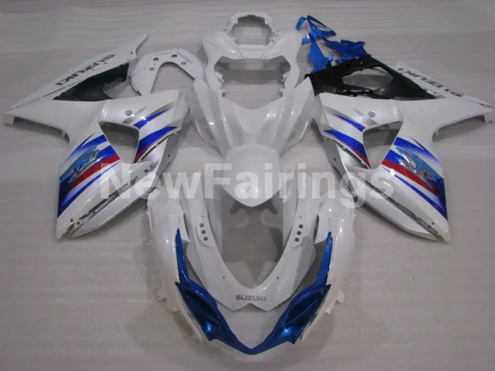 Pearl White and Blue Factory Style - GSX - R1000 09 - 16