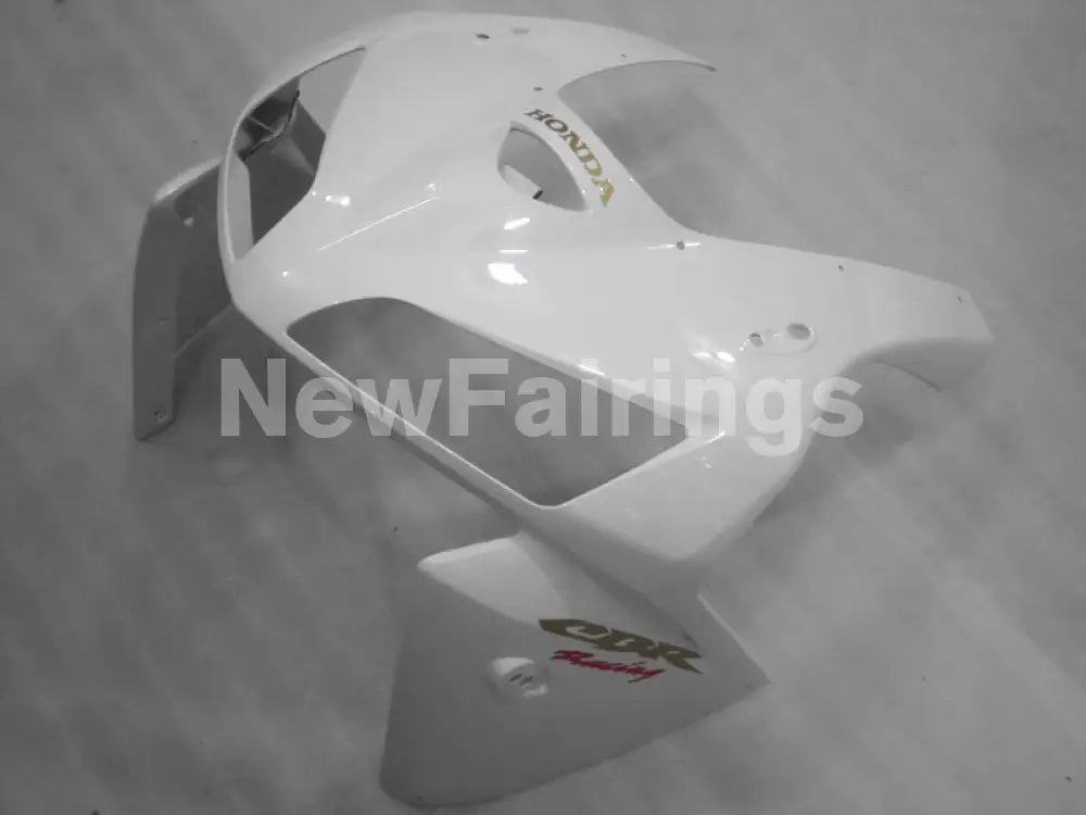 Pearl White with gold decal Factory Style - CBR600RR 05-06