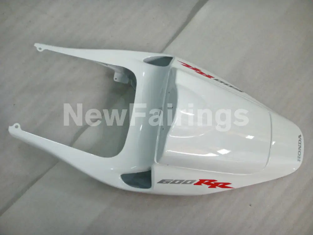 Pearl White with silver decal Factory Style - CBR600RR 05-06