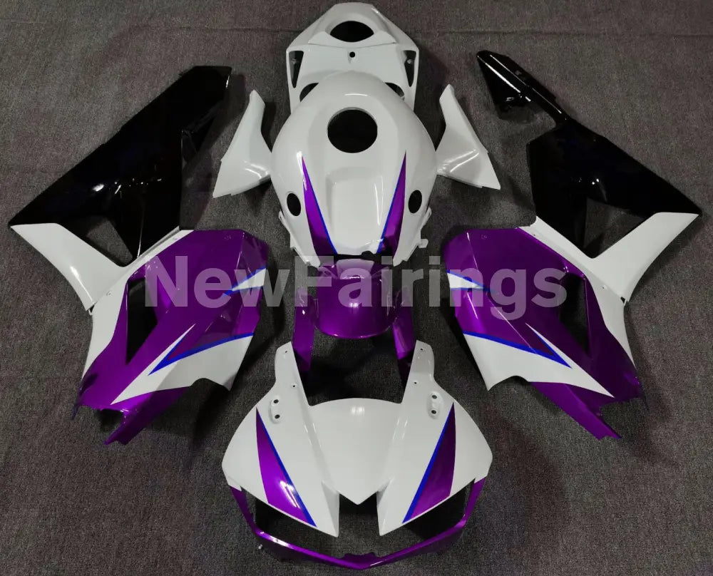 Purple and White Factory Style - CBR600RR 13-23 Fairing Kit