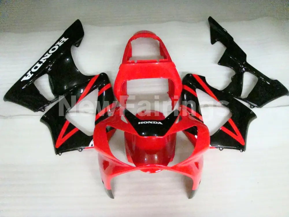 Red and Black Factory Style - CBR 929 RR 00-01 Fairing Kit -