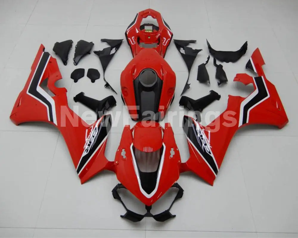 Red and Black Factory Style - CBR1000RR 17-23 Fairing Kit -