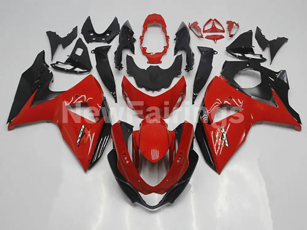 Red and Black Factory Style - GSX - R1000 09 - 16 Fairing
