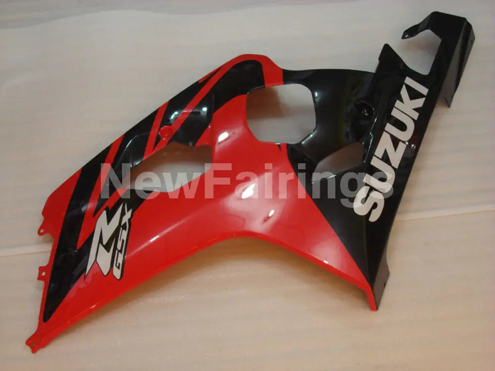 Red and Black Factory Style - GSX-R600 04-05 Fairing Kit -