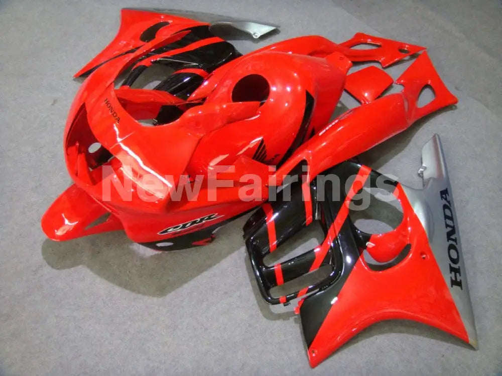 Red and Black Silver Factory Style - CBR600 F3 97-98 Fairing