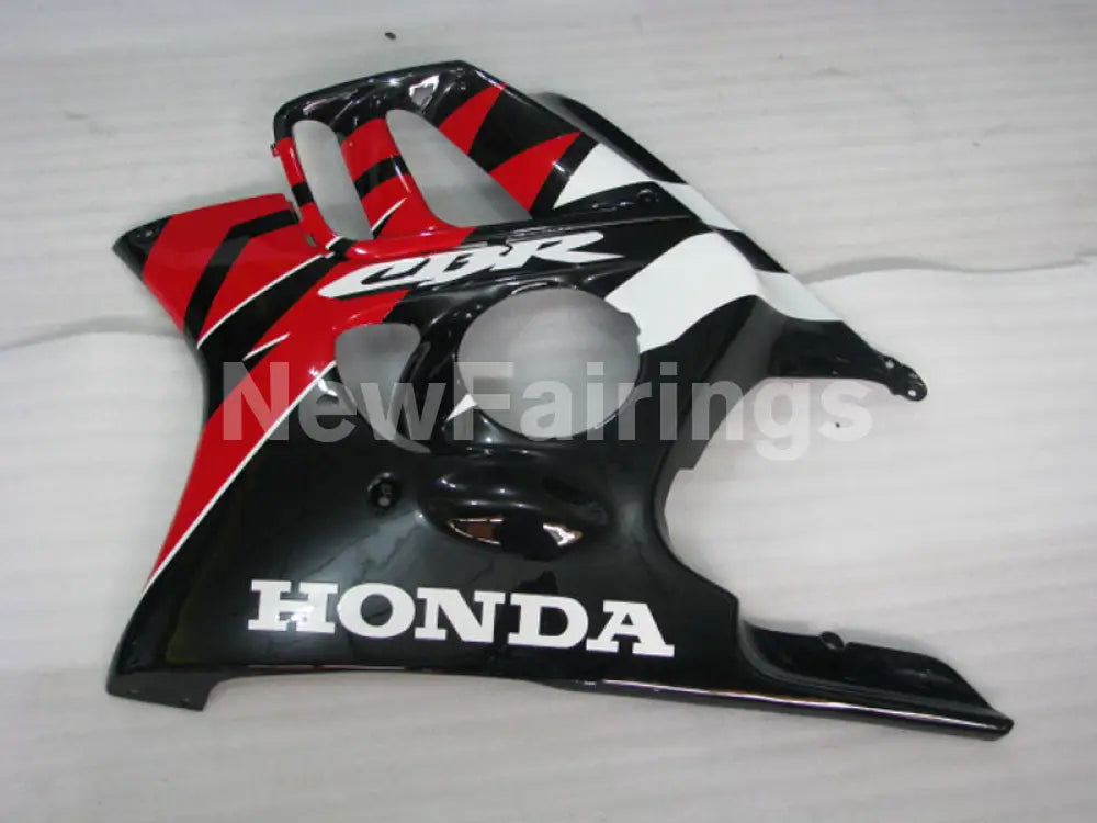 Red and Black White Factory Style - CBR600 F3 97-98 Fairing
