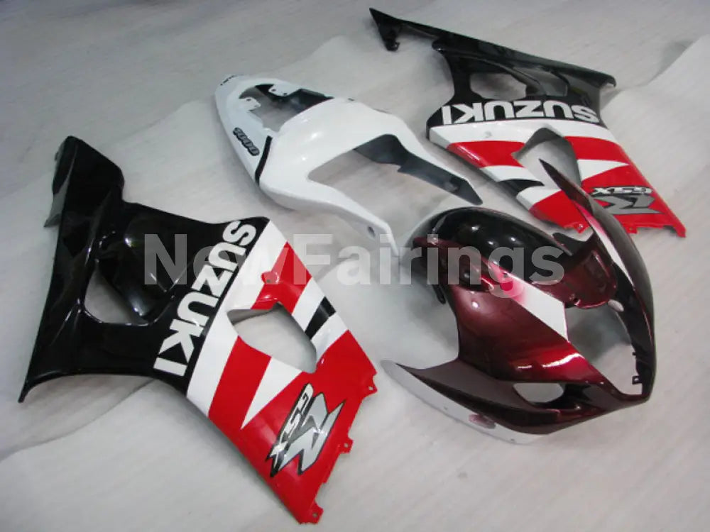 Red and Black White Factory Style - GSX - R1000 03 - 04