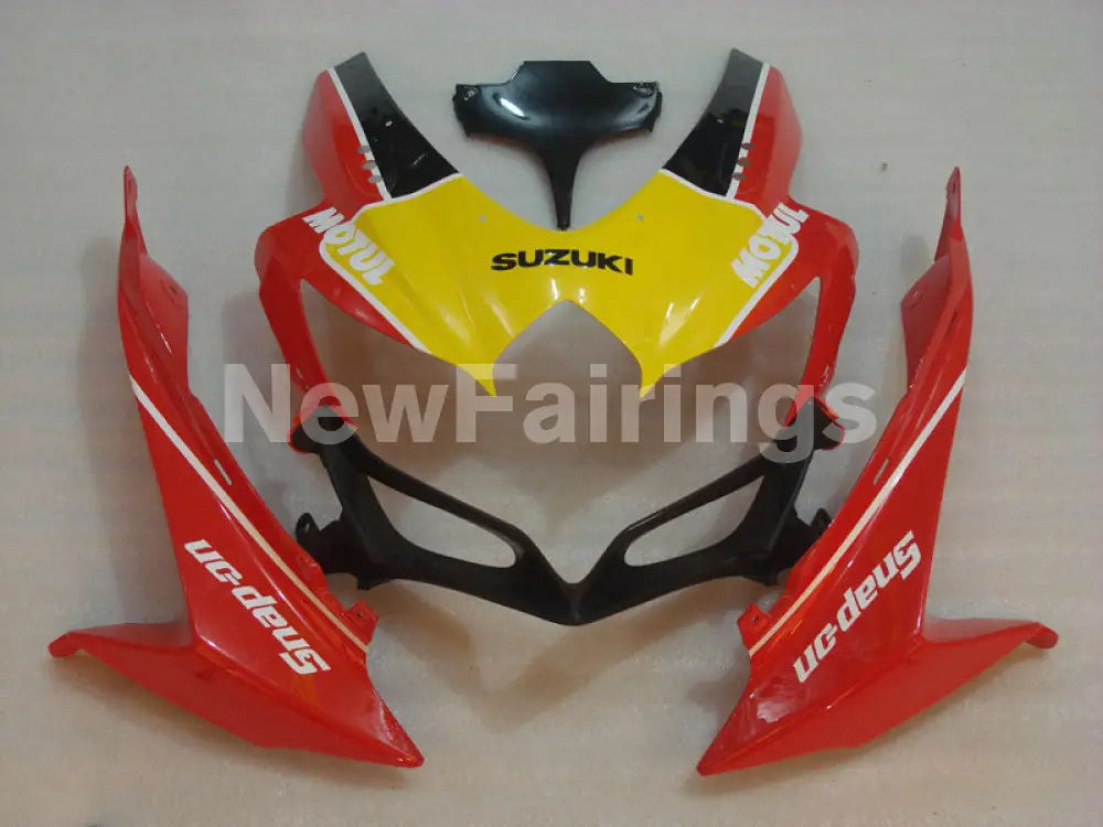 Red and Black Yellow Yoshimura - GSX-R600 08-10 Fairing Kit