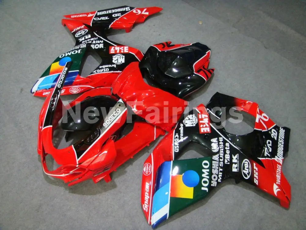 Red and Black Yoshimura - GSX - R1000 09 - 16 Fairing Kit