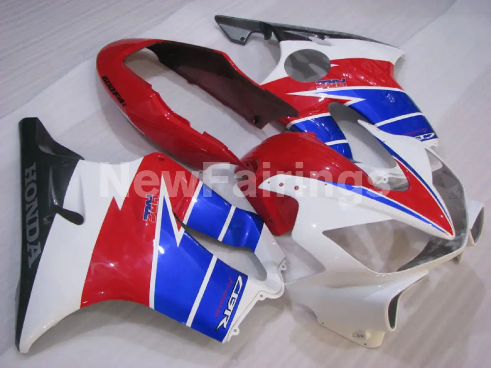 Red and Blue White Factory Style - CBR600 F4i 04-06 Fairing
