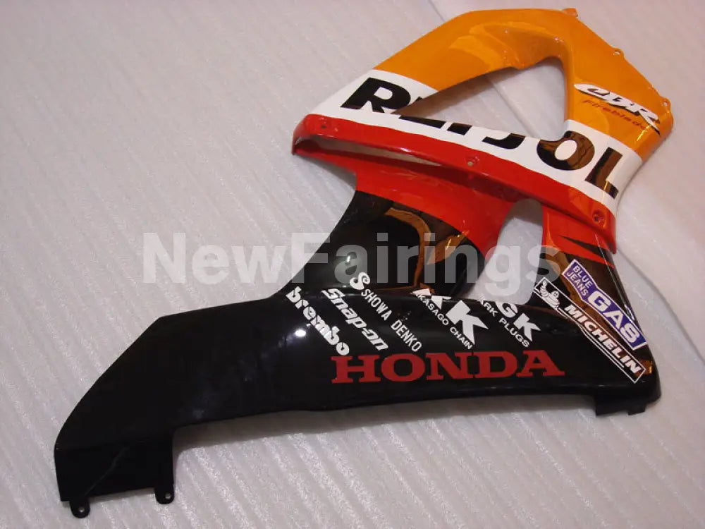 Red and Orange Black Repsol - CBR 929 RR 00-01 Fairing Kit -
