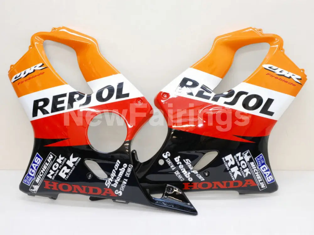 Red and Orange Black Repsol - CBR600 F4i 04-06 Fairing Kit -