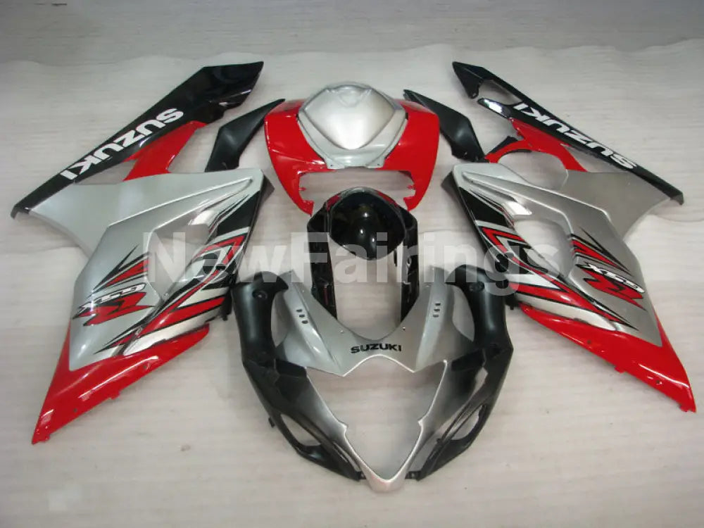 Red and Silver Black Factory Style - GSX - R1000 05 - 06