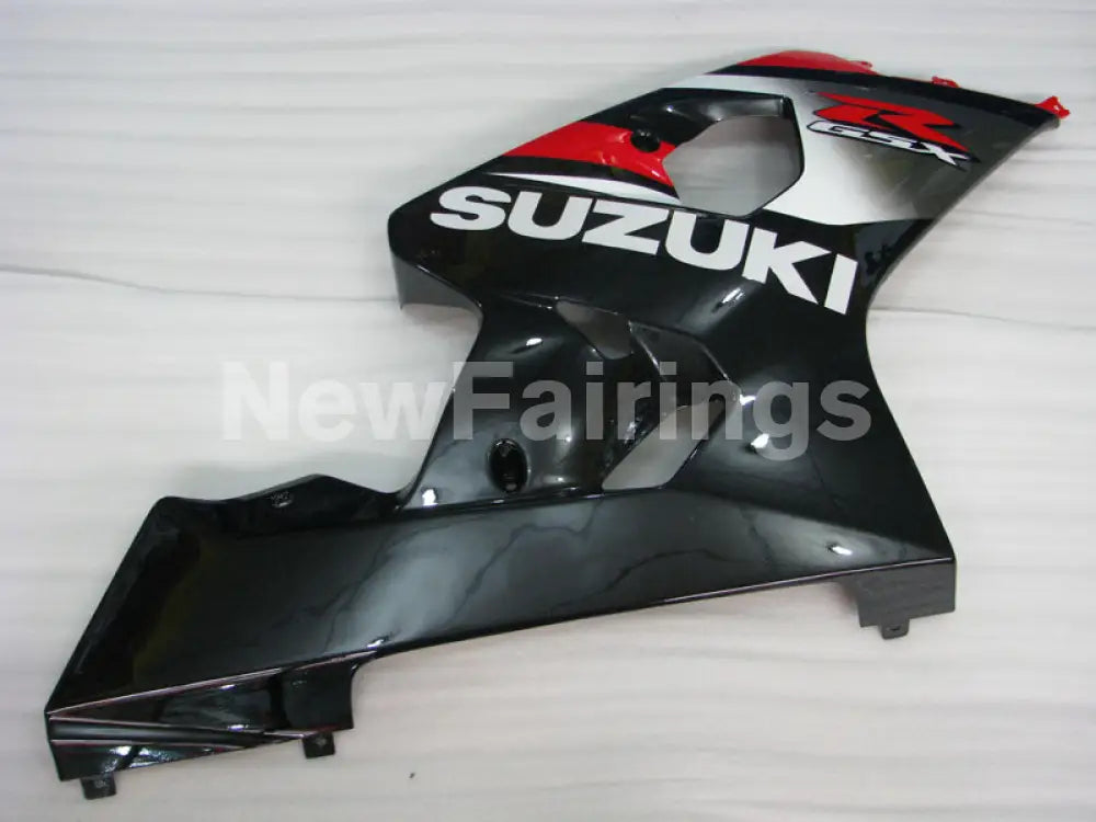 Red and Silver Black Factory Style - GSX-R600 04-05 Fairing