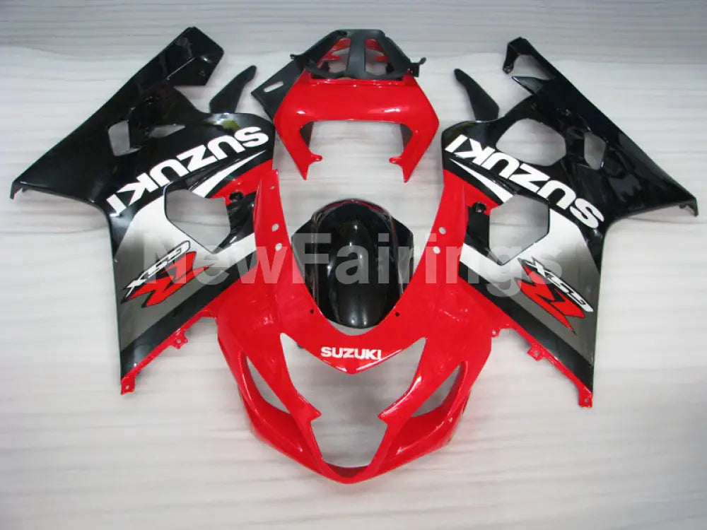 Red and Silver Black Factory Style - GSX-R750 04-05 Fairing
