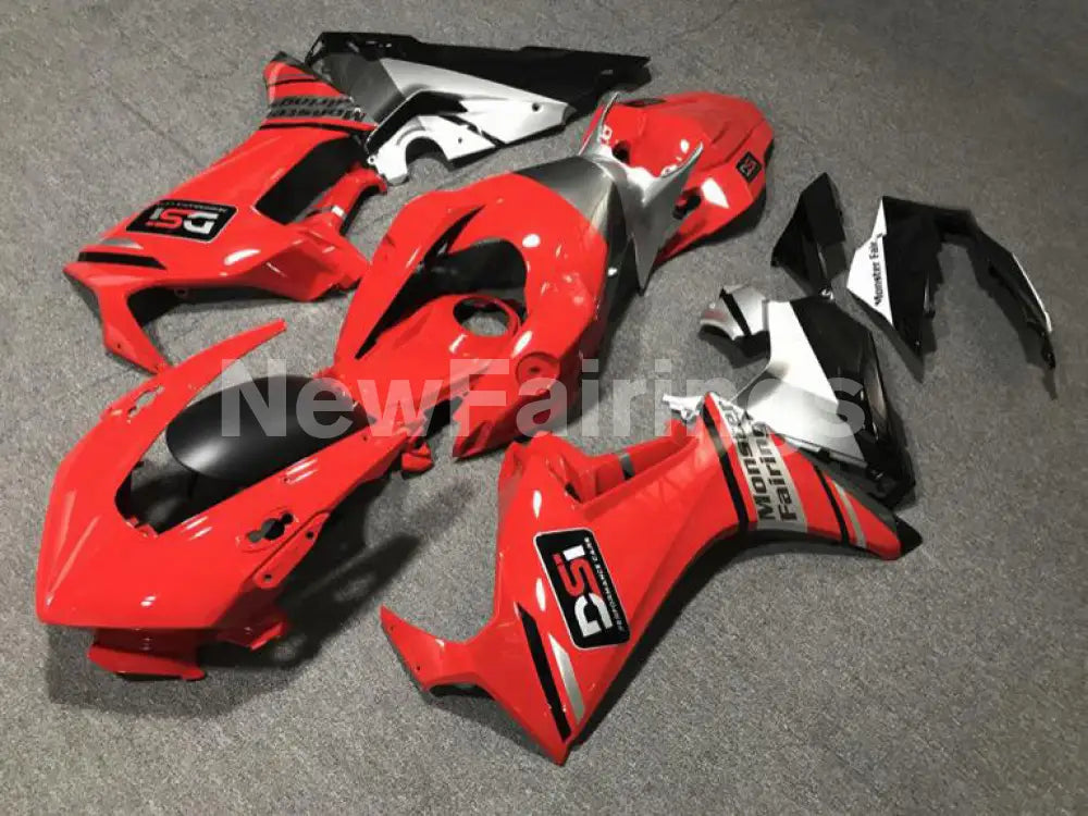 Red and Silver Factory Style - CBR1000RR 17-23 Fairing Kit -
