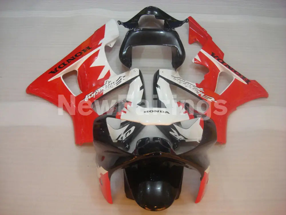 Red and White Black Factory Style - CBR 929 RR 00-01 Fairing