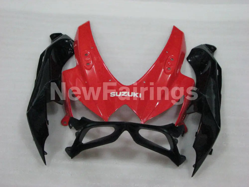 Red and White Black Factory Style - GSX-R600 08-10 Fairing