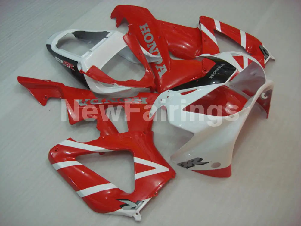 Red and White Factory Style - CBR 929 RR 00-01 Fairing Kit -