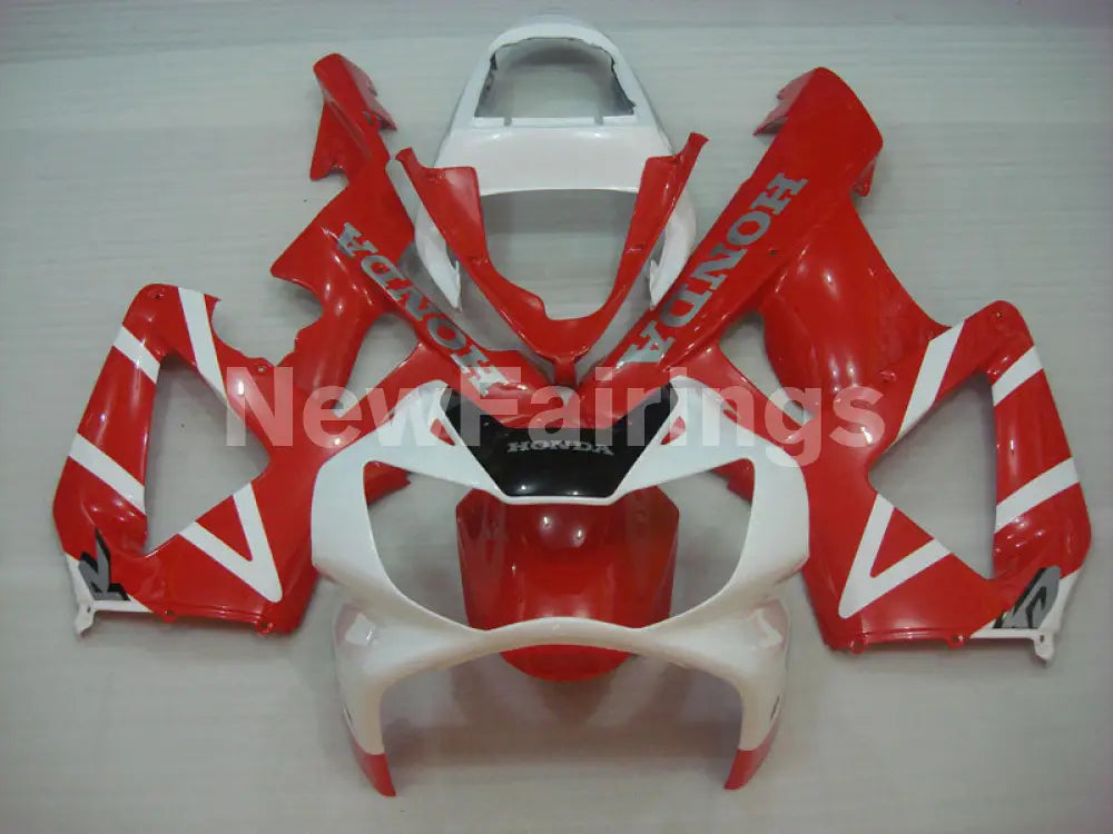 Red and White Factory Style - CBR 929 RR 00-01 Fairing Kit -