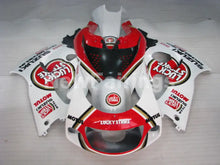 Load image into Gallery viewer, Red and White Lucky Strike - GSX-R600 96-00 Fairing Kit -