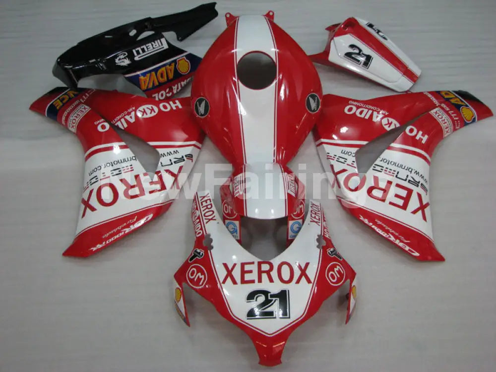 Red and White XEROX - CBR1000RR 08-11 Fairing Kit - Vehicles