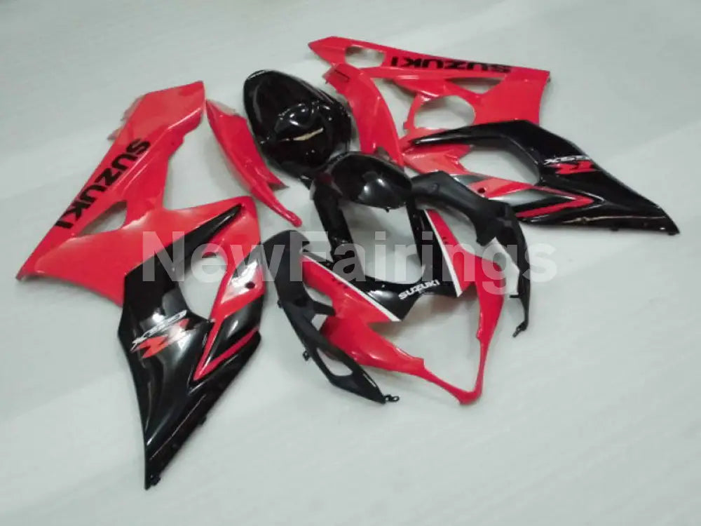 Red Black Factory Style - GSX - R1000 05 - 06 Fairing Kit