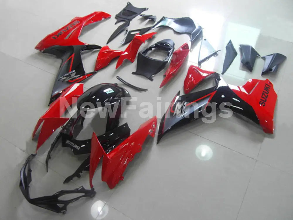 Red Black Factory Style - GSX-R600 11-24 Fairing Kit