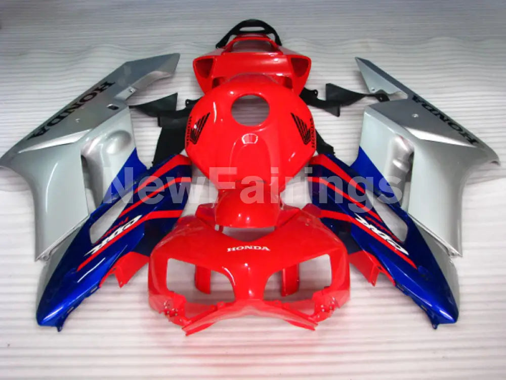 Red Blue and Silver Factory Style - CBR1000RR 04-05 Fairing