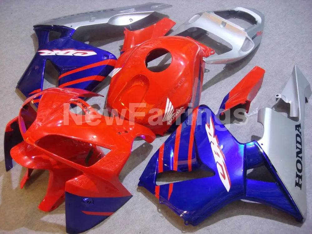 Red Blue and Silver Factory Style - CBR600RR 05-06 Fairing