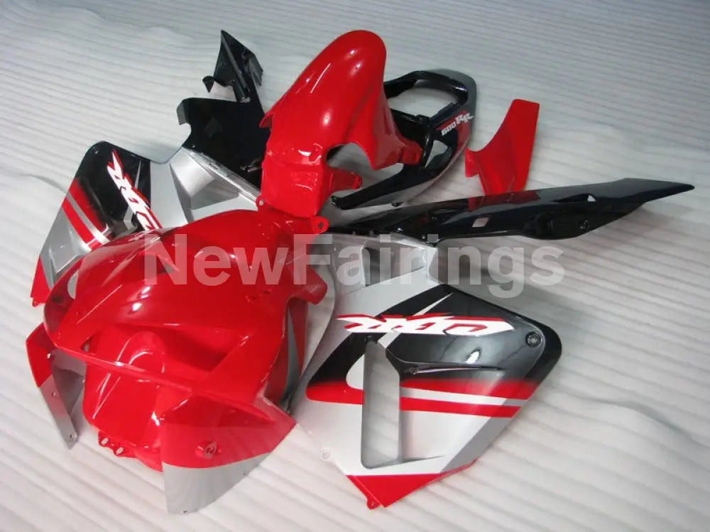 Red Silver and Black Factory Style - CBR600RR 05-06 Fairing
