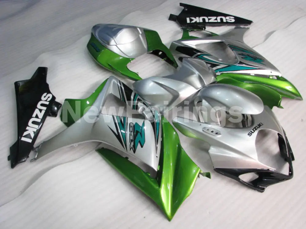Silver and Green Black Factory Style - GSX - R1000 07 - 08