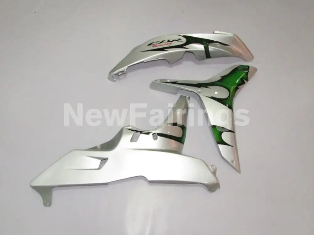 Silver and Green Factory Style - CBR600RR 07-08 Fairing Kit