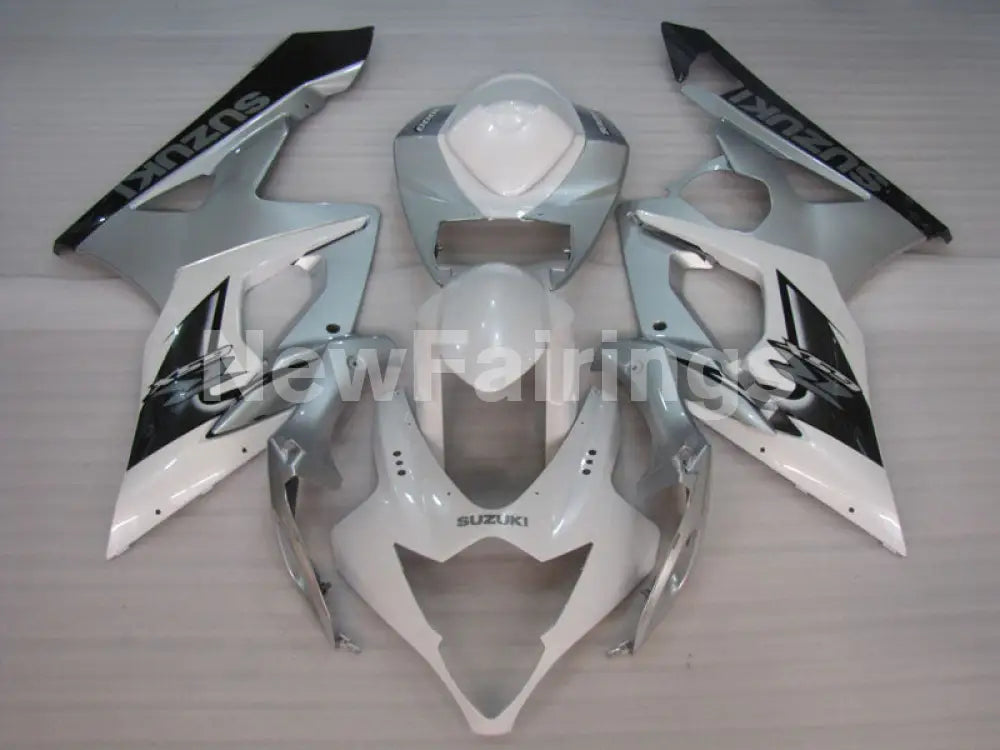 Silver and White Black Factory Style - GSX - R1000 05 - 06