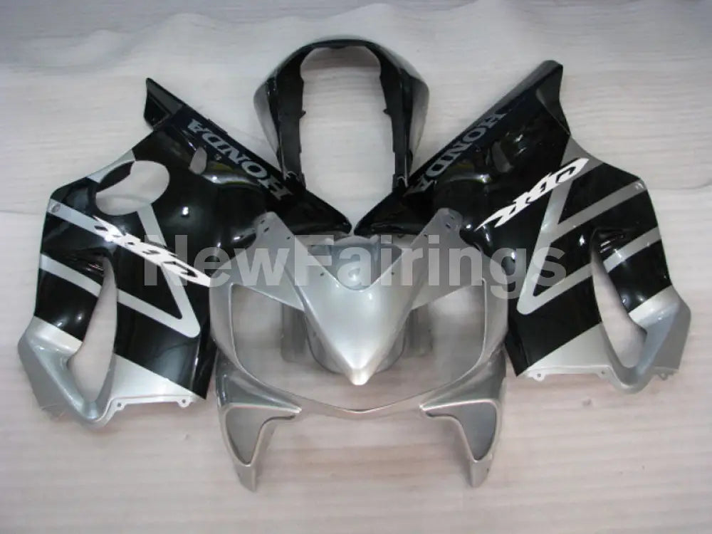 Silver Black Factory Style - CBR600 F4i 04-06 Fairing Kit -