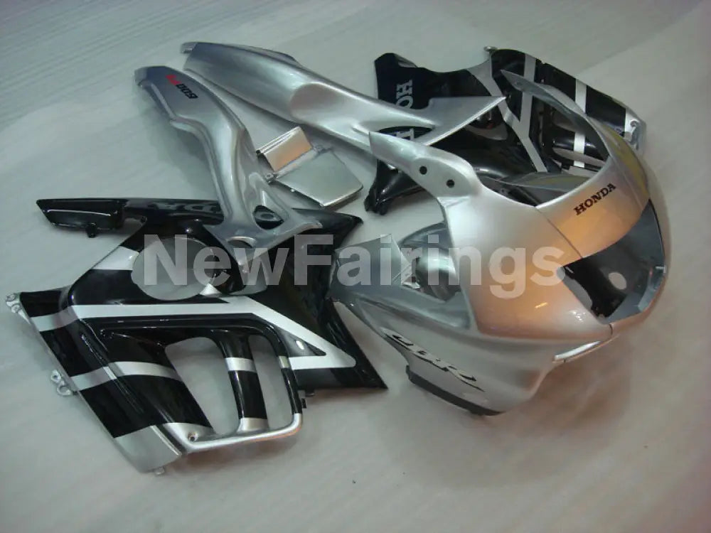Silver and Black Factory Style - CBR600 F3 95-96 Fairing Kit