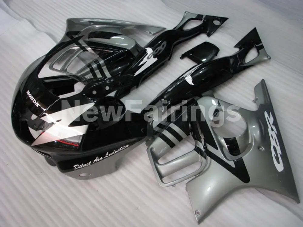 Silver Black Factory Style - CBR600 F3 95-96 Fairing Kit -