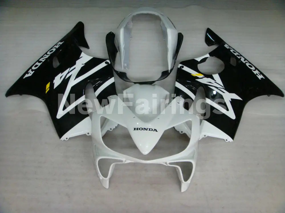 White and Black Factory Style - CBR600 F4i 04-06 Fairing Kit